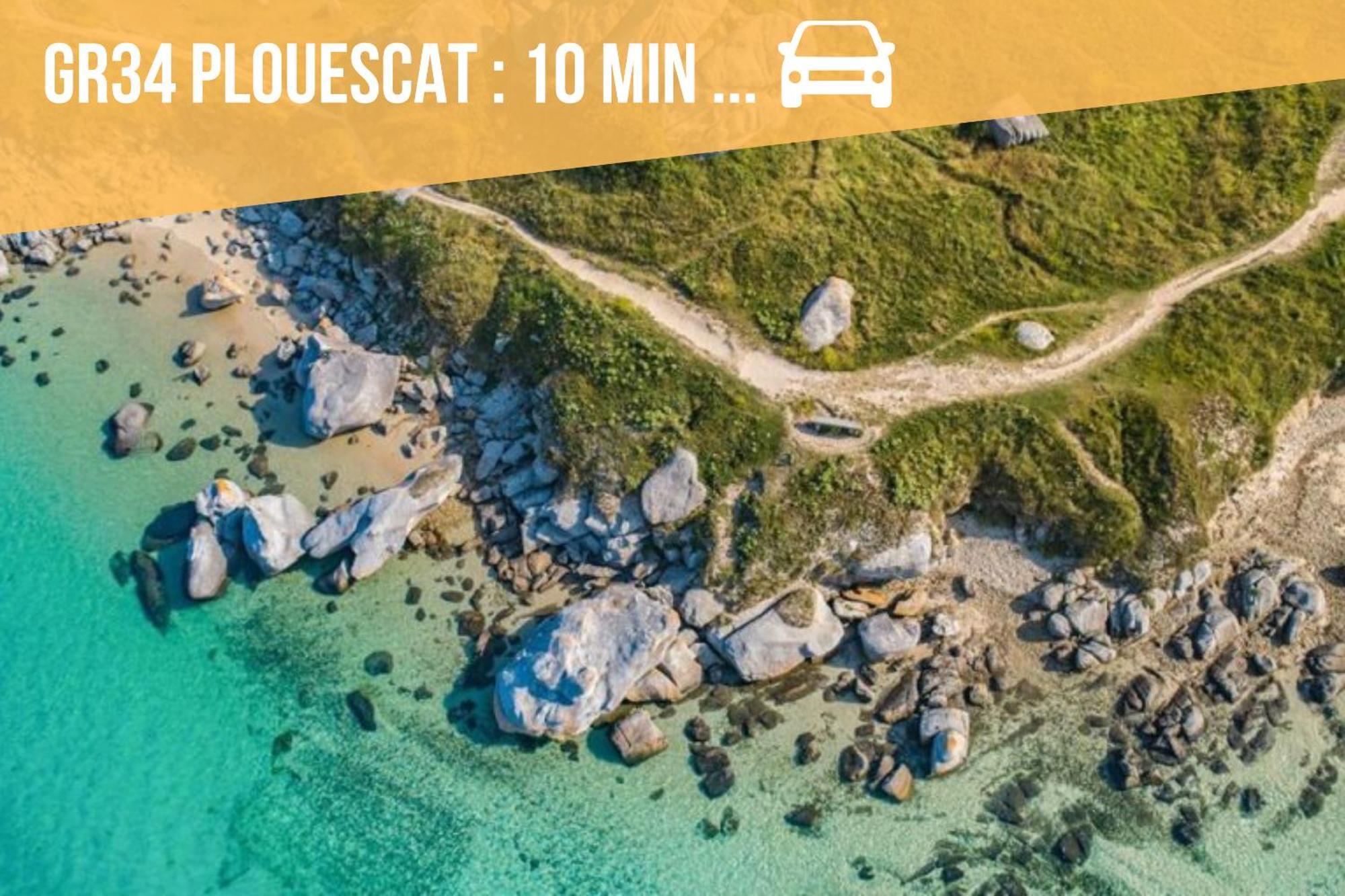 Le Loft Du Dolmen Clara, Entre Terre Et Mer Plounevez-Lochrist Bagian luar foto