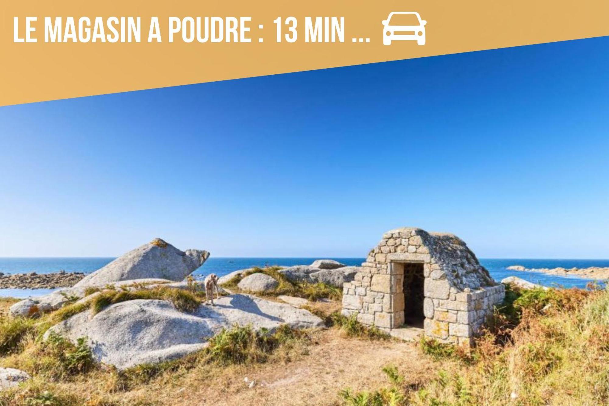 Le Loft Du Dolmen Clara, Entre Terre Et Mer Plounevez-Lochrist Bagian luar foto